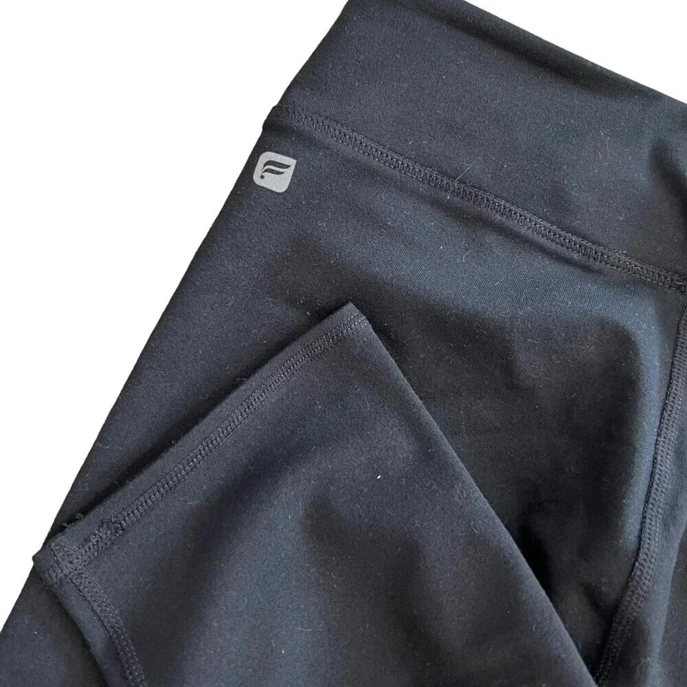 Fabletics Black Capri Length Athletic Leggings S - image 2